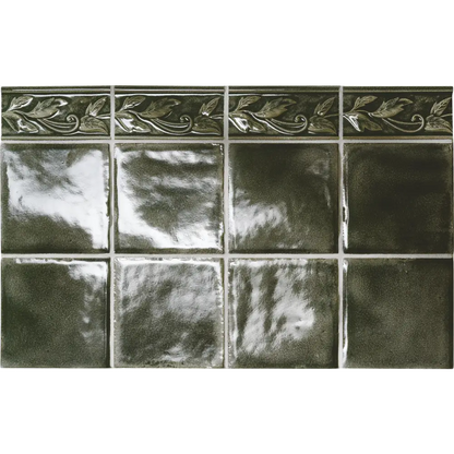 Wandfliese The Traditional Style decor 7,5x15 Basalt