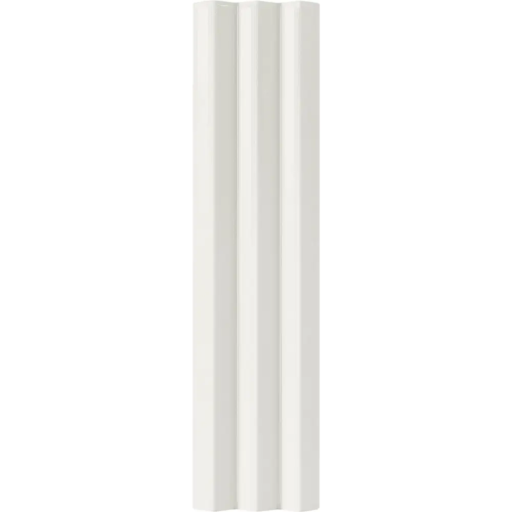 Wandfliesen Abacus 3d 7,5x30 White Bright SOL 167311