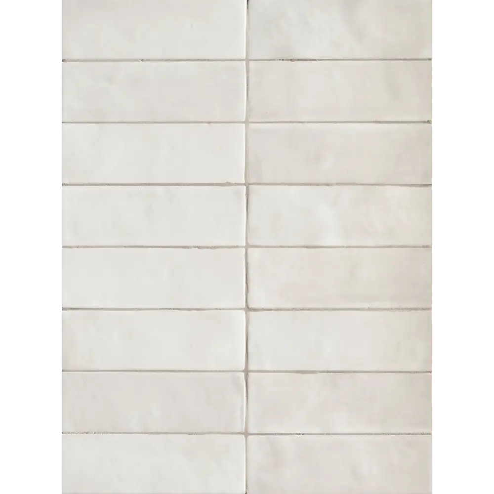 Wandfliesen in Vintage Tint Format 5,2 x 16 cm Matt Blanc