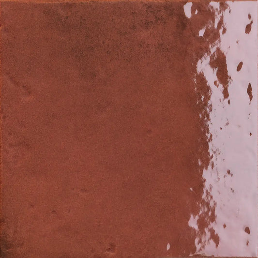 Wandfliesen Oxida Glossy 16,5x16,5 Square red SOL 158104