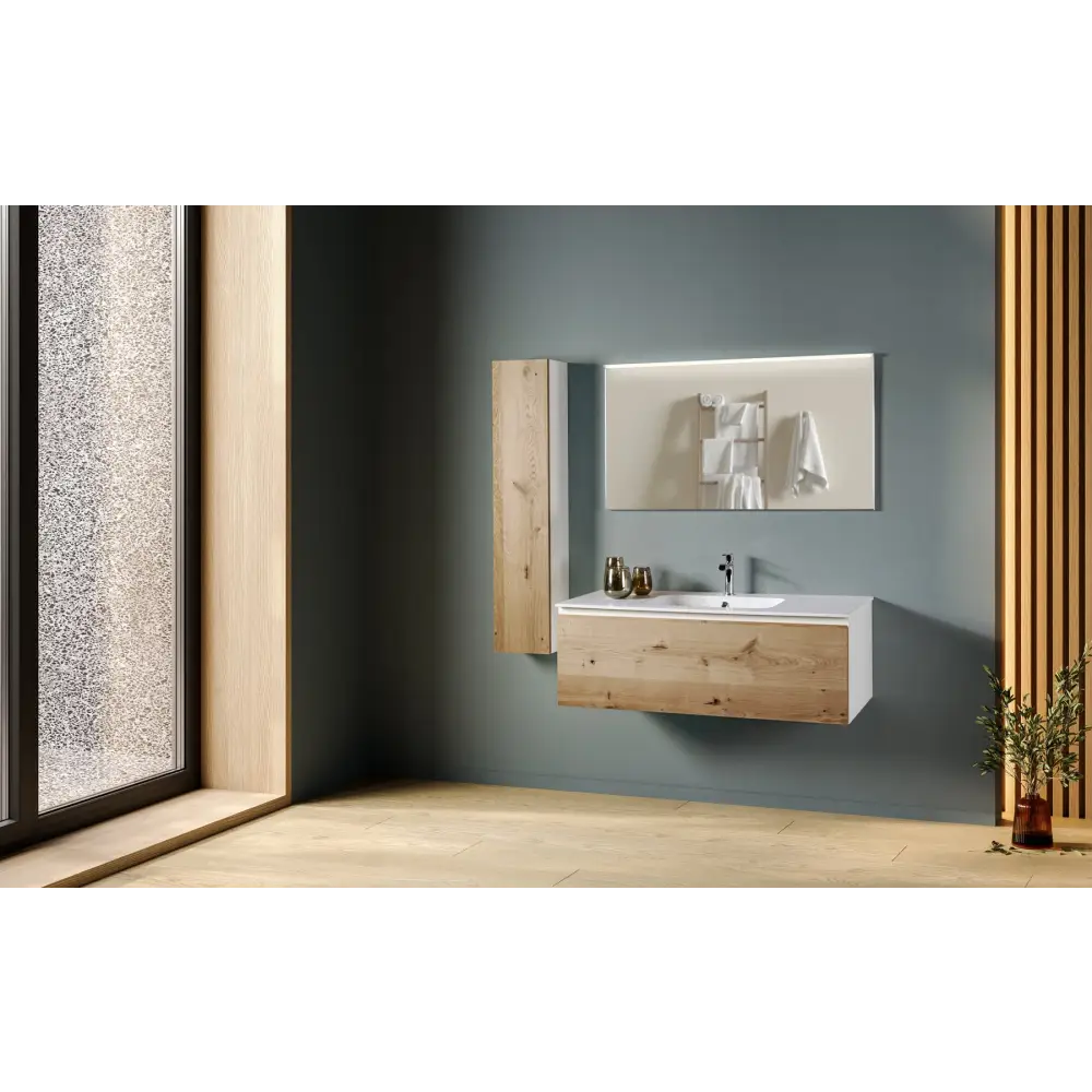 Waschtisch 120 x 41 Diva Legno Comp.13 Rovere Rustico