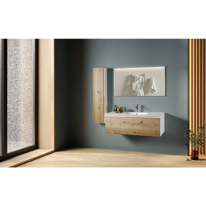 Waschtisch 120 x 41 Diva Legno Comp.13 Rovere Rustico