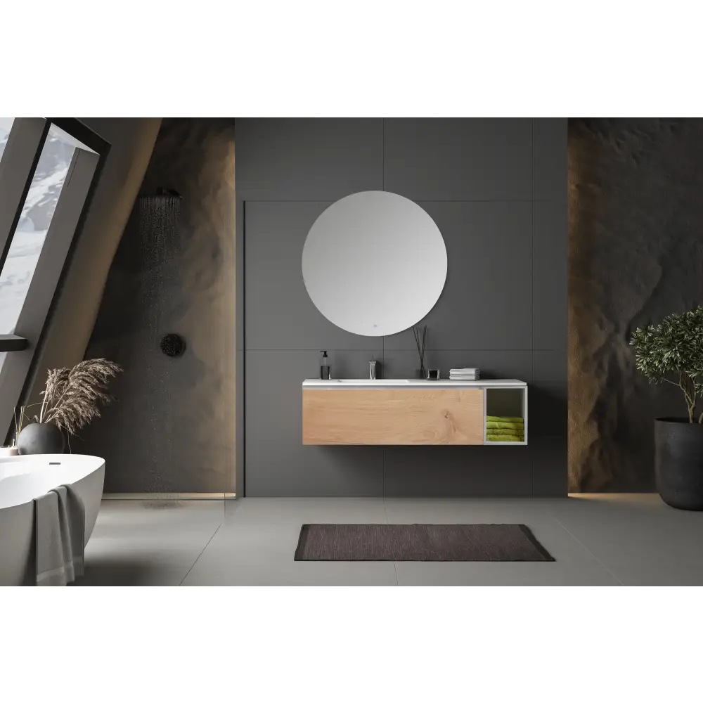 Waschtisch Diva 150 x 41cm Legno Comp.150 Rovere