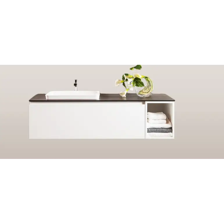 Waschtisch Diva 150 x 41cm Legno liscio Comp.2 und Spiegel