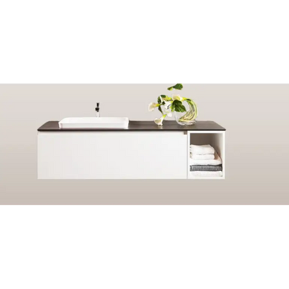 Waschtisch Diva 150 x 41cm Legno liscio Comp.2 und Spiegel