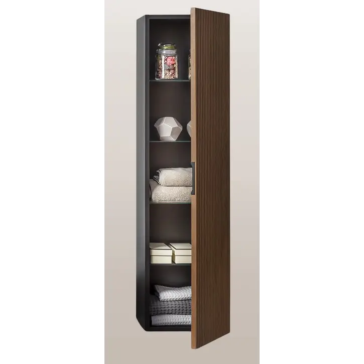 Waschtisch Diva a Terra Comp.3 Noce Spiegel und Hochschrank