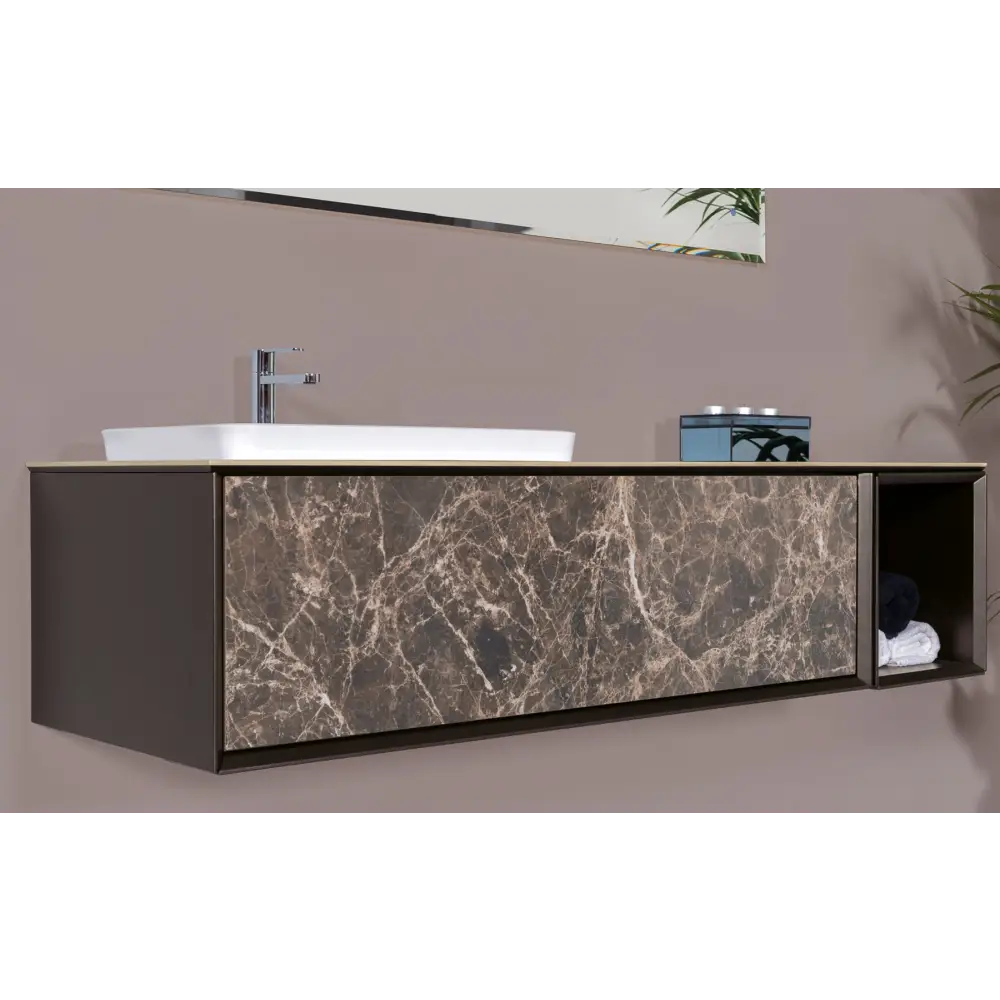Waschtisch Luxury 151 x 36,5 Canova Gres.13 Marron