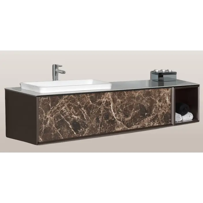 Waschtisch Luxury 151 x 36,5 Canova Gres.13 Marron