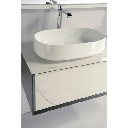 Waschtisch Luxury 36,5 x 120cm Canova Gres.10 Calacatta