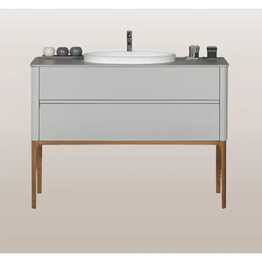 Waschtisch Sissi Comp.1 Spiegel und Hochschrank im Set EBLB