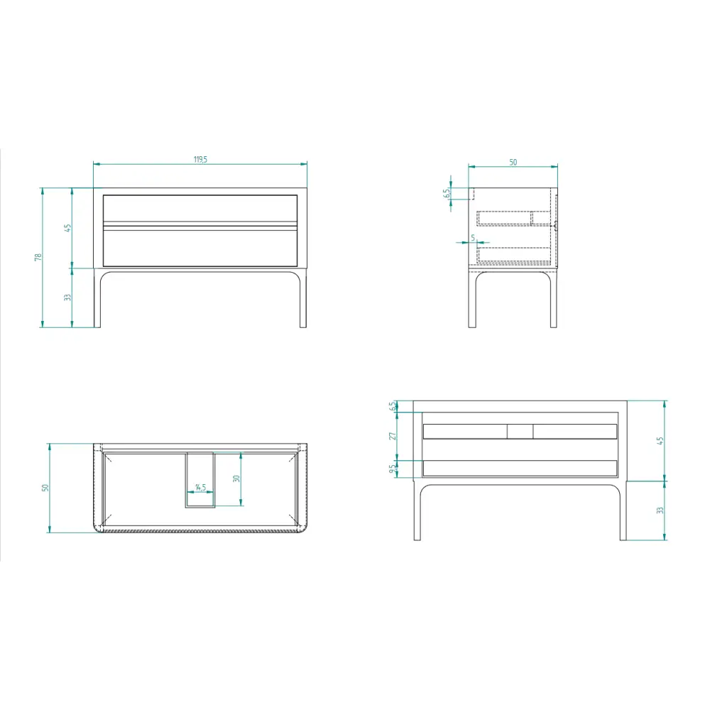Waschtisch Sissi Comp.5 Spiegel und Hochschrank im Set EBLB