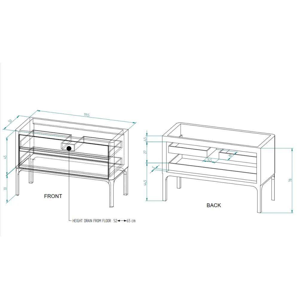 Waschtisch Sissi Comp.5 Spiegel und Hochschrank im Set EBLB